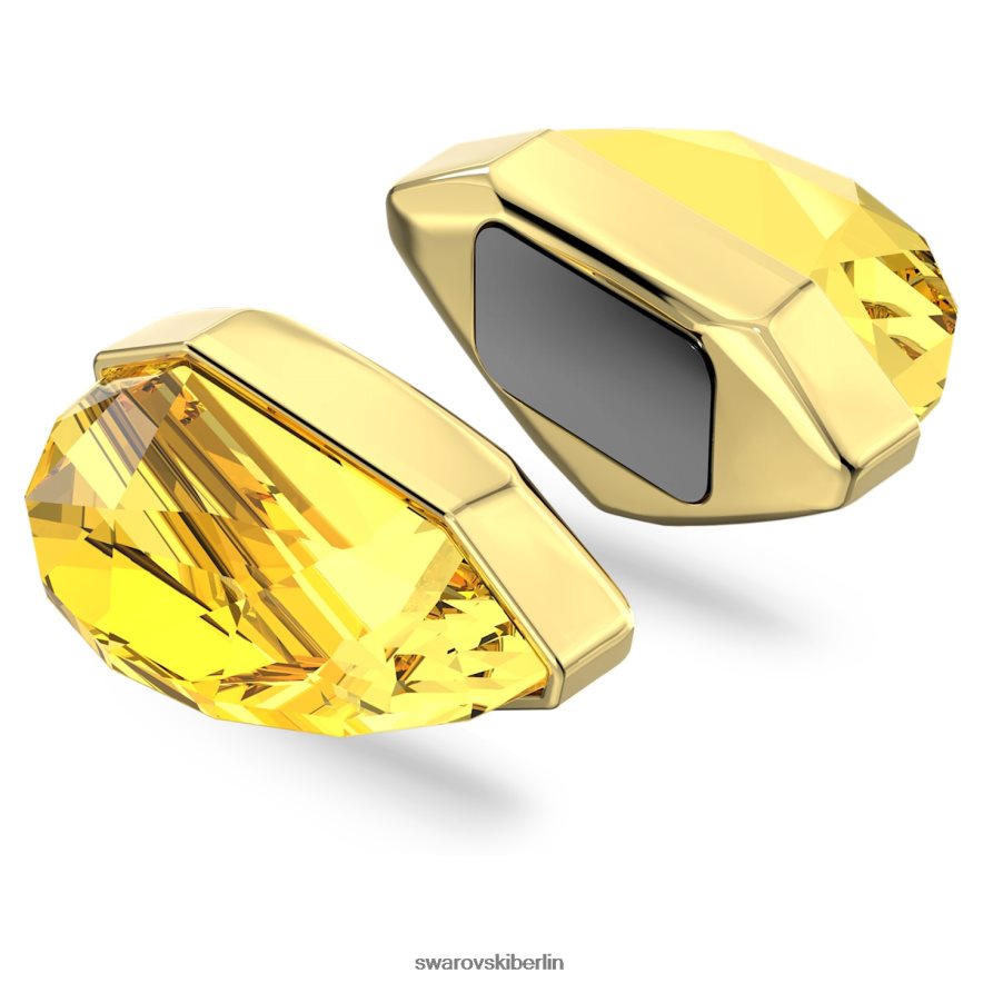 Swarovski transparente Ohrmanschette einzeln, Magnetverschluss, gelb, vergoldet Schmuck HLT448970