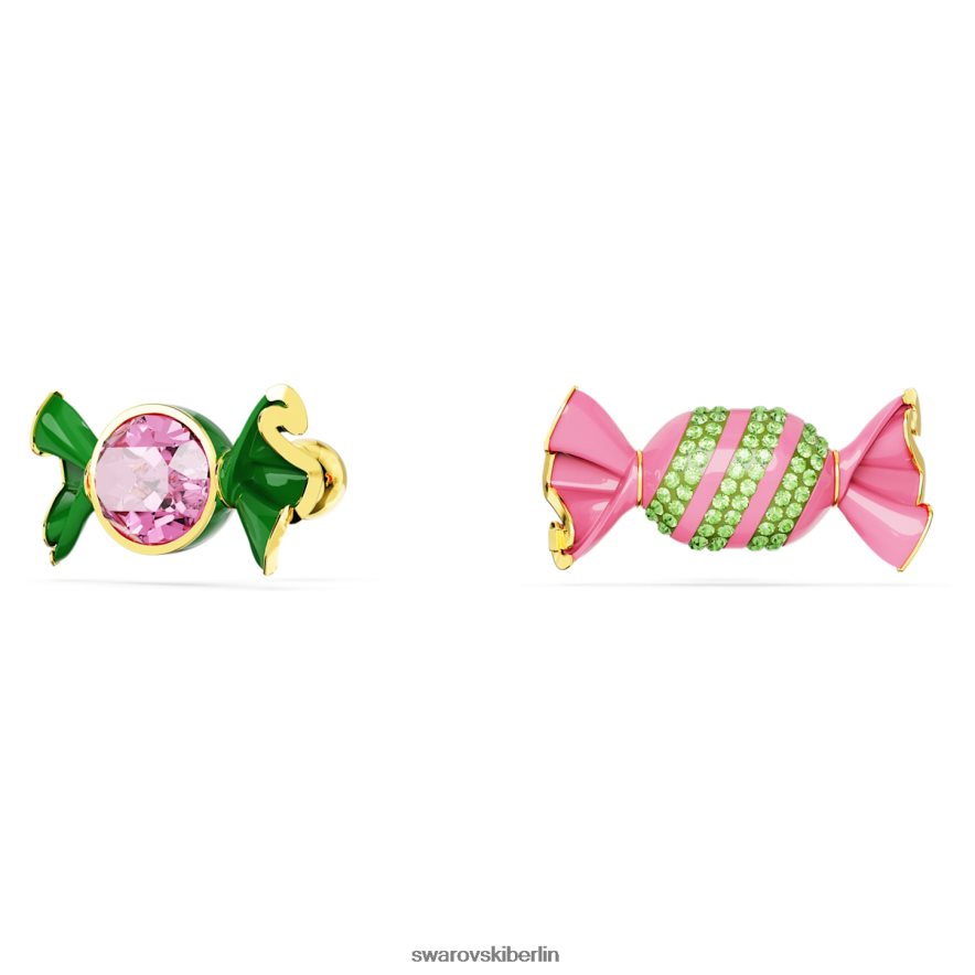 Swarovski Dulcis-Ohrstecker Bonbon, mehrfarbig, vergoldet Schmuck HLT448748