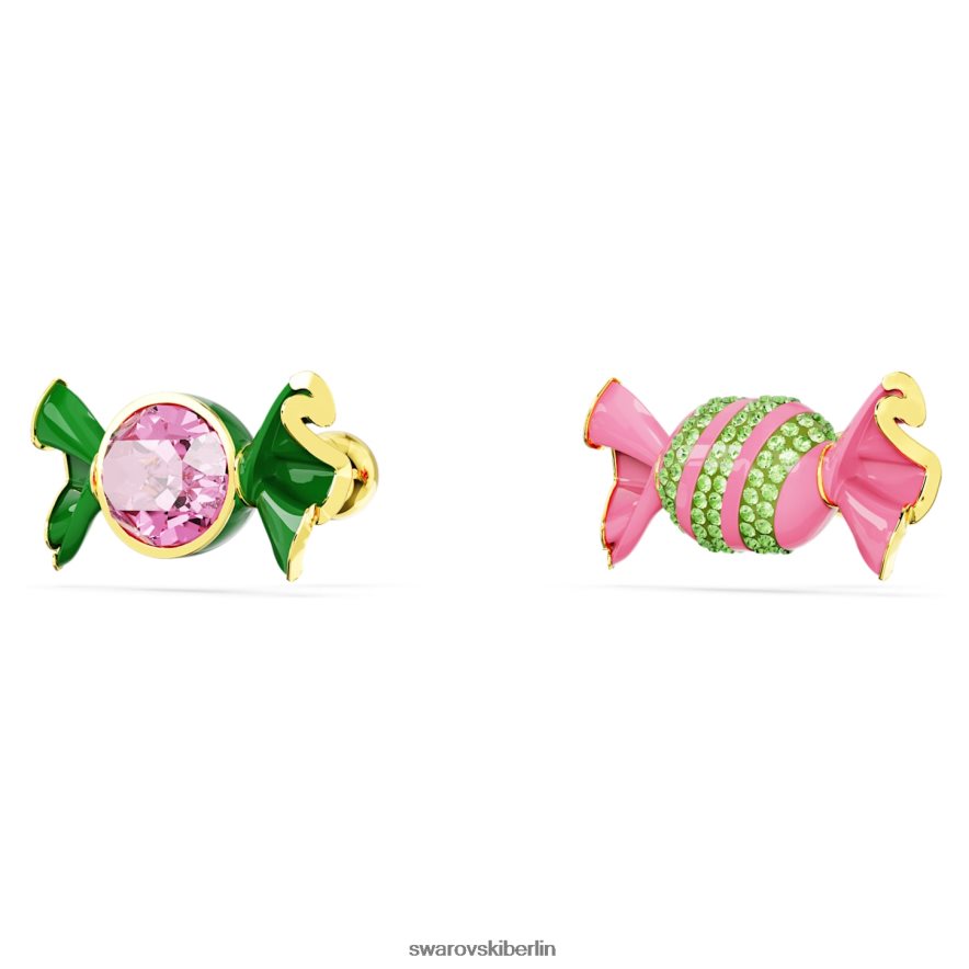 Swarovski Dulcis-Ohrstecker Bonbon, mehrfarbig, vergoldet Schmuck HLT448748