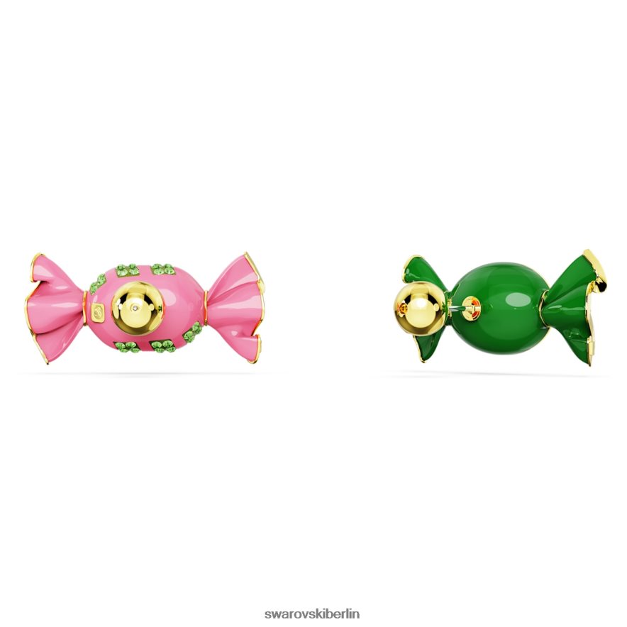 Swarovski Dulcis-Ohrstecker Bonbon, mehrfarbig, vergoldet Schmuck HLT448748