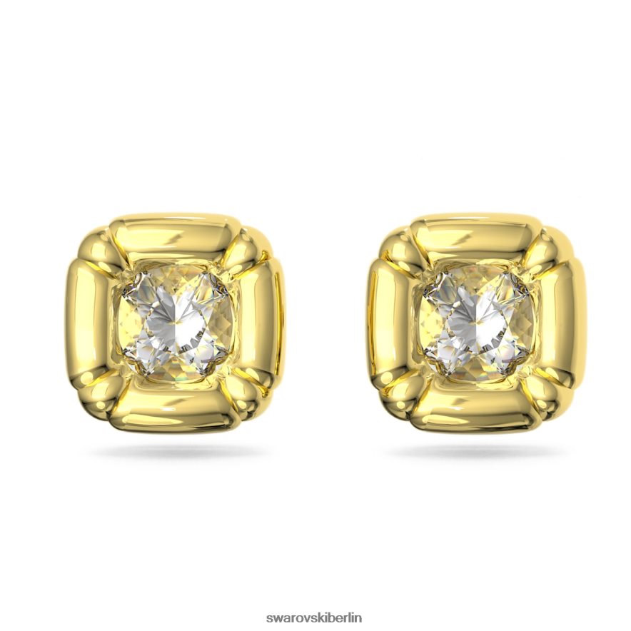Swarovski Dulcis-Ohrstecker Kissenschliff, Goldton, vergoldet Schmuck HLT448738