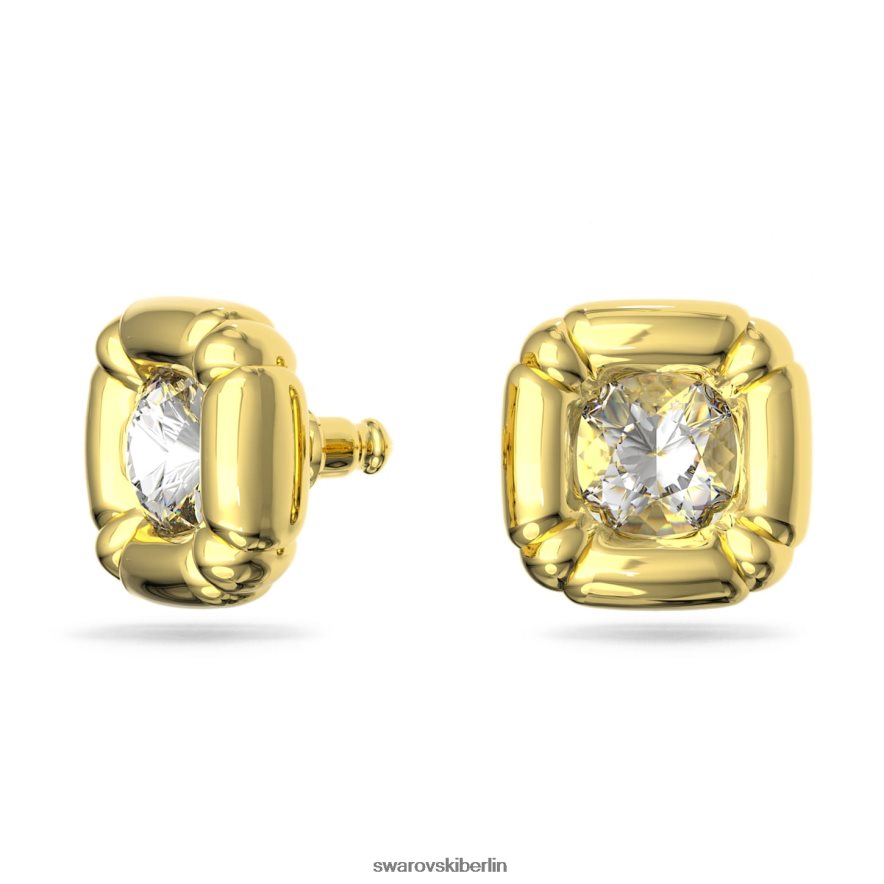 Swarovski Dulcis-Ohrstecker Kissenschliff, Goldton, vergoldet Schmuck HLT448738