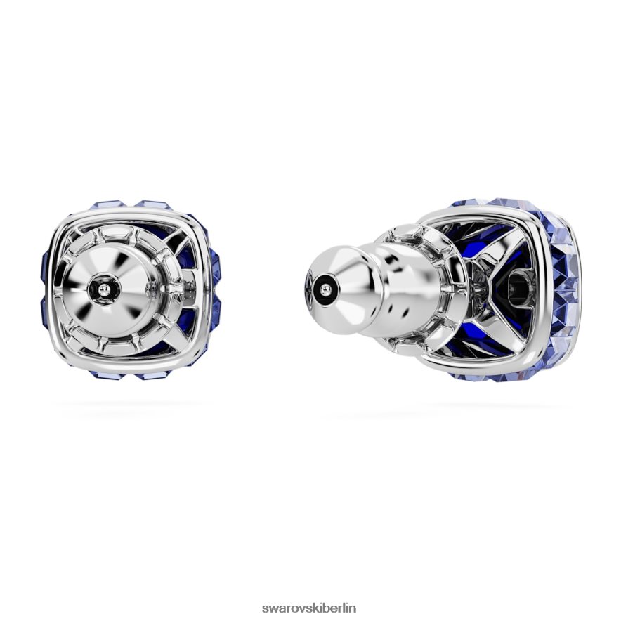 Swarovski Geburtsstein-Ohrstecker im quadratischen Schliff September, blau, rhodiniert Schmuck HLT448729