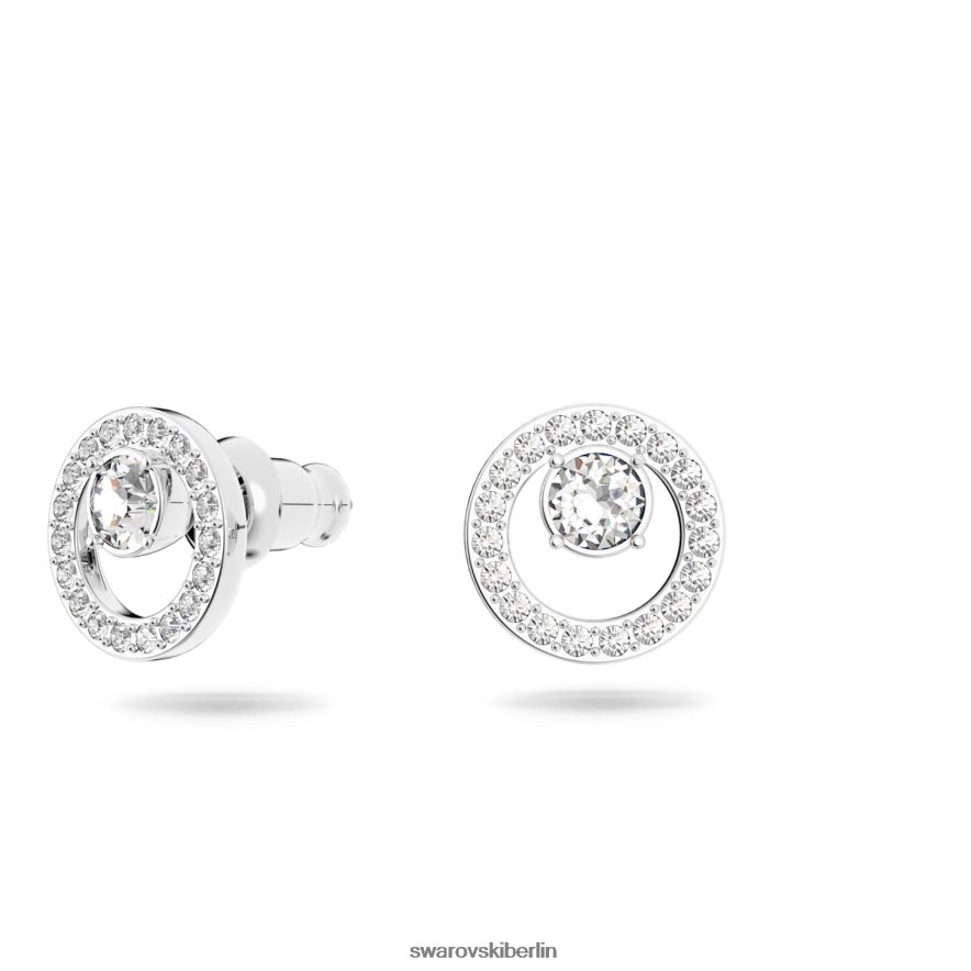 Swarovski Kreativität-Ohrstecker weiß, rhodiniert Schmuck HLT448664