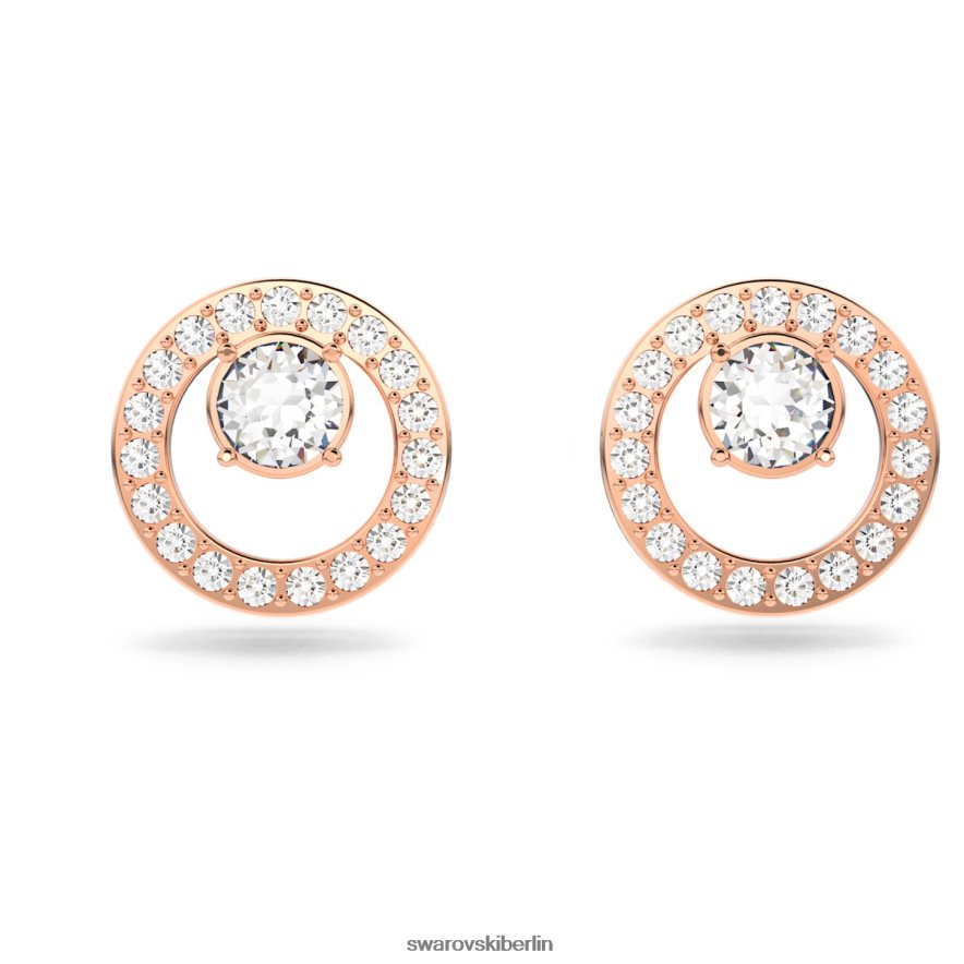 Swarovski Kreativität-Ohrstecker weiß, rosévergoldet Schmuck HLT448665