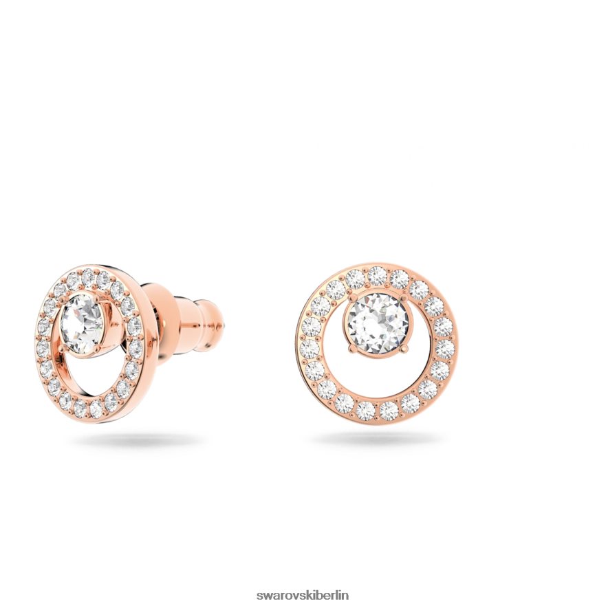 Swarovski Kreativität-Ohrstecker weiß, rosévergoldet Schmuck HLT448665