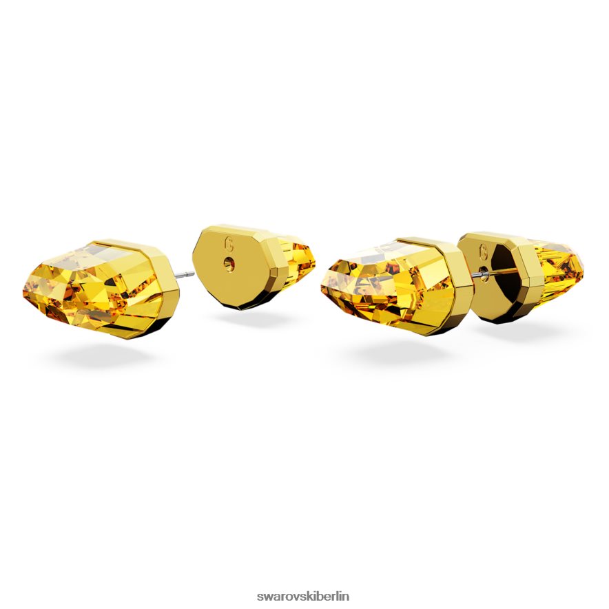 Swarovski Leuchtende Ohrstecker gelb, vergoldet Schmuck HLT448715