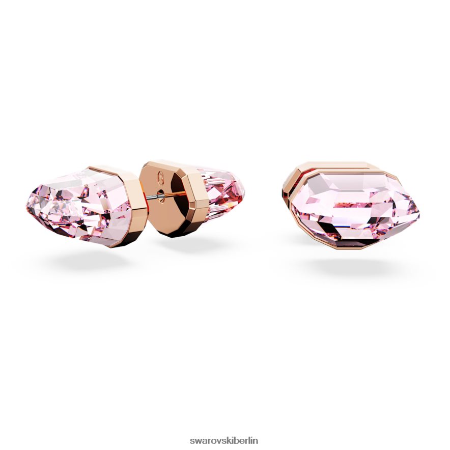 Swarovski Leuchtende Ohrstecker rosa, rosévergoldet Schmuck HLT448737