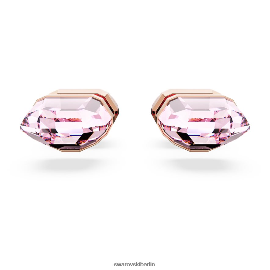 Swarovski Leuchtende Ohrstecker rosa, rosévergoldet Schmuck HLT448737