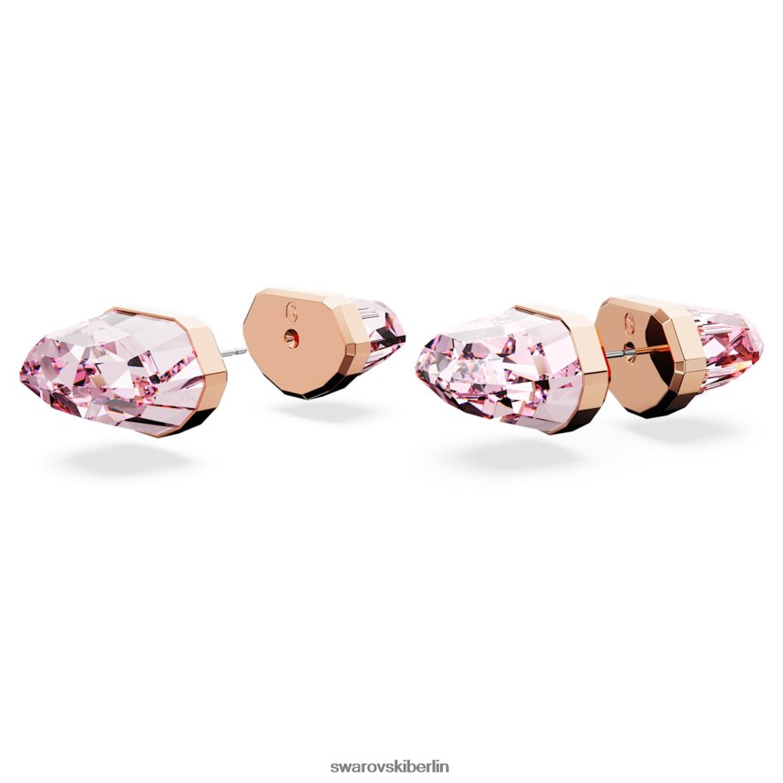 Swarovski Leuchtende Ohrstecker rosa, rosévergoldet Schmuck HLT448737