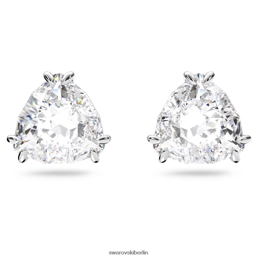 Swarovski Millenia-Ohrstecker Trilliantschliff, weiß, rhodiniert Schmuck HLT448739
