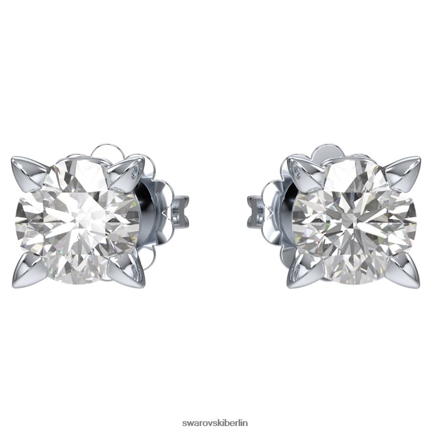 Swarovski Ohrstecker für die Ewigkeit 14 Karat Weißgold Schmuck HLT448648