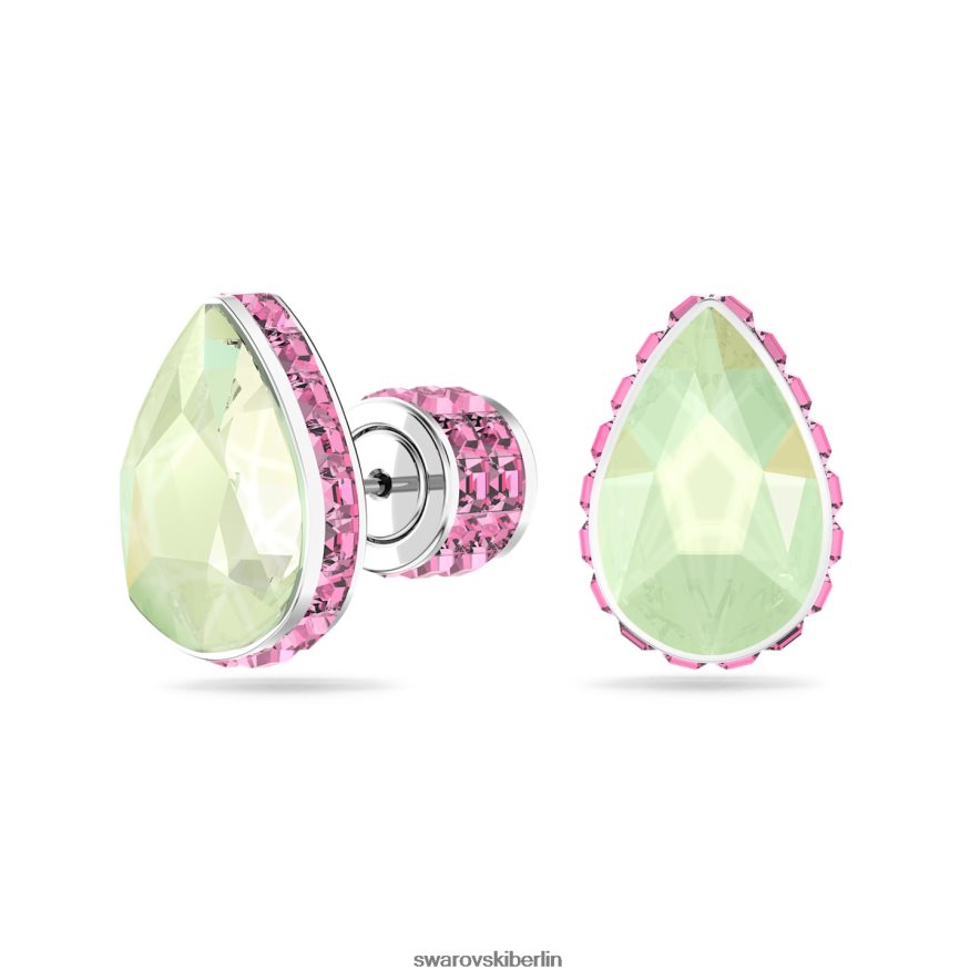 Swarovski Orbita-Ohrstecker Tropfenschliff, mehrfarbig, rhodiniert Schmuck HLT448700