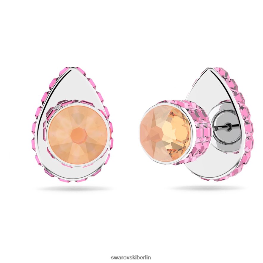 Swarovski Orbita-Ohrstecker Tropfenschliff, mehrfarbig, rhodiniert Schmuck HLT448700