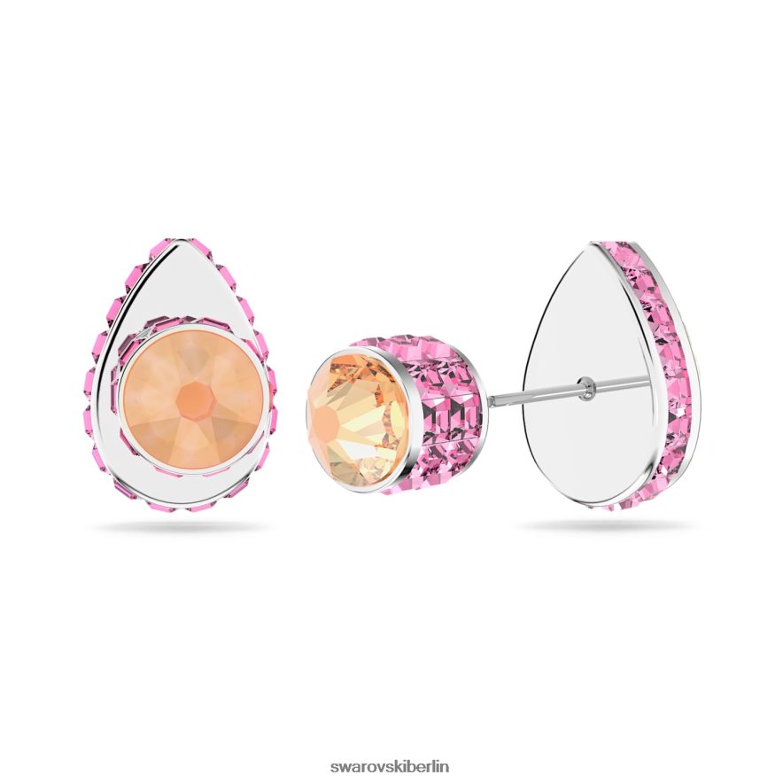 Swarovski Orbita-Ohrstecker Tropfenschliff, mehrfarbig, rhodiniert Schmuck HLT448700