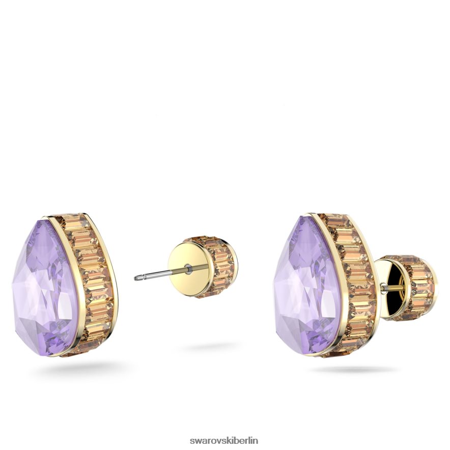 Swarovski Orbita-Ohrstecker Tropfenschliff, mehrfarbig, vergoldet Schmuck HLT448706