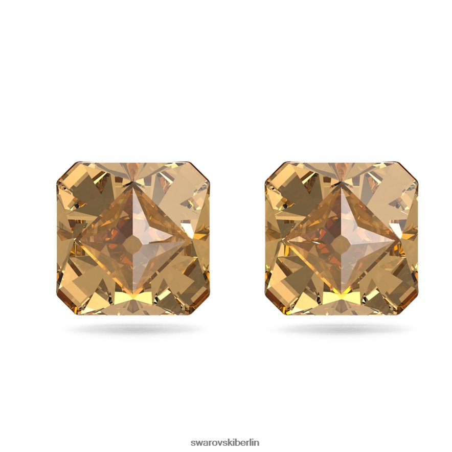 Swarovski Ortyx-Ohrstecker Pyramidenschliff, gelb, vergoldet Schmuck HLT448701