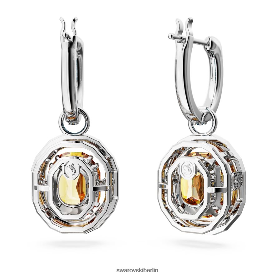 Swarovski Chroma-Tropfenohrringe Achteckschliff, mehrfarbig, rhodiniert Schmuck HLT448767