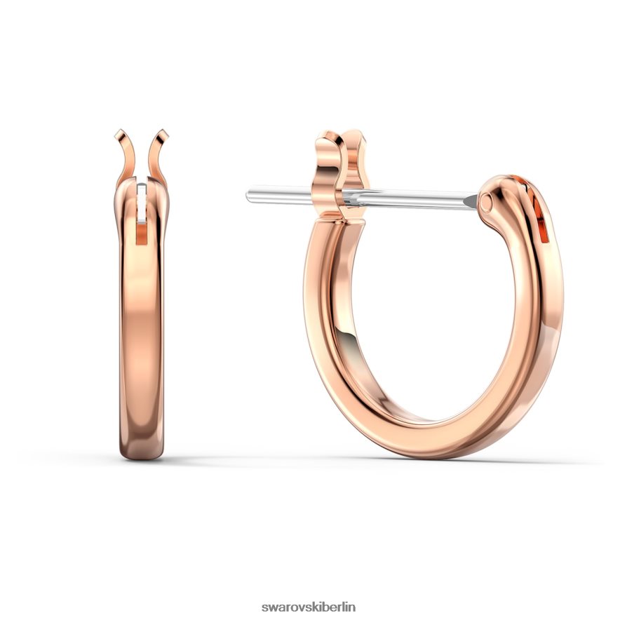 Swarovski Ingwer-Ohrringe weiß, rosévergoldet Schmuck HLT448822