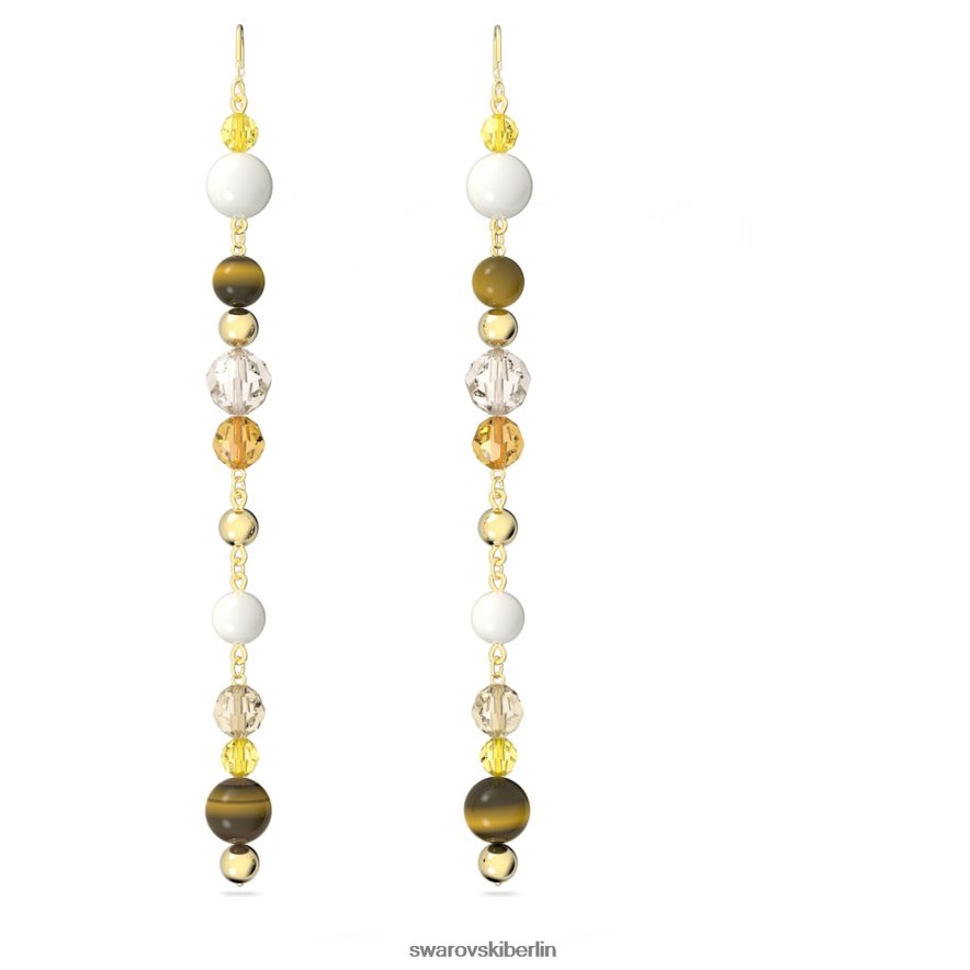 Swarovski Somnia-Tropfenohrringe mehrfarbig, vergoldet Schmuck HLT448839