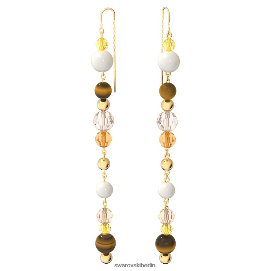 Swarovski Somnia-Tropfenohrringe mehrfarbig, vergoldet Schmuck HLT448839