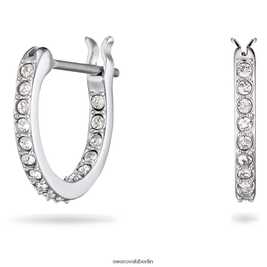 Swarovski kultige Schwanenohrringe Schwan, blau, rhodiniert Schmuck HLT448783