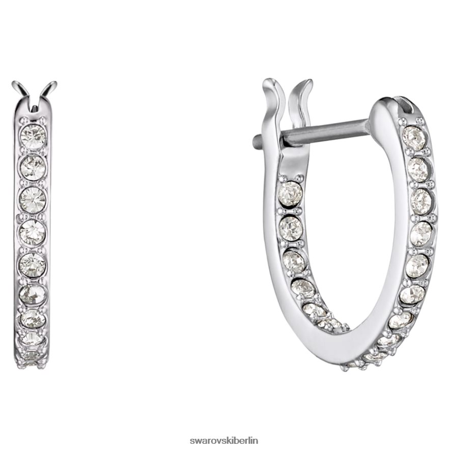 Swarovski kultige Schwanenohrringe Schwan, blau, rhodiniert Schmuck HLT448783
