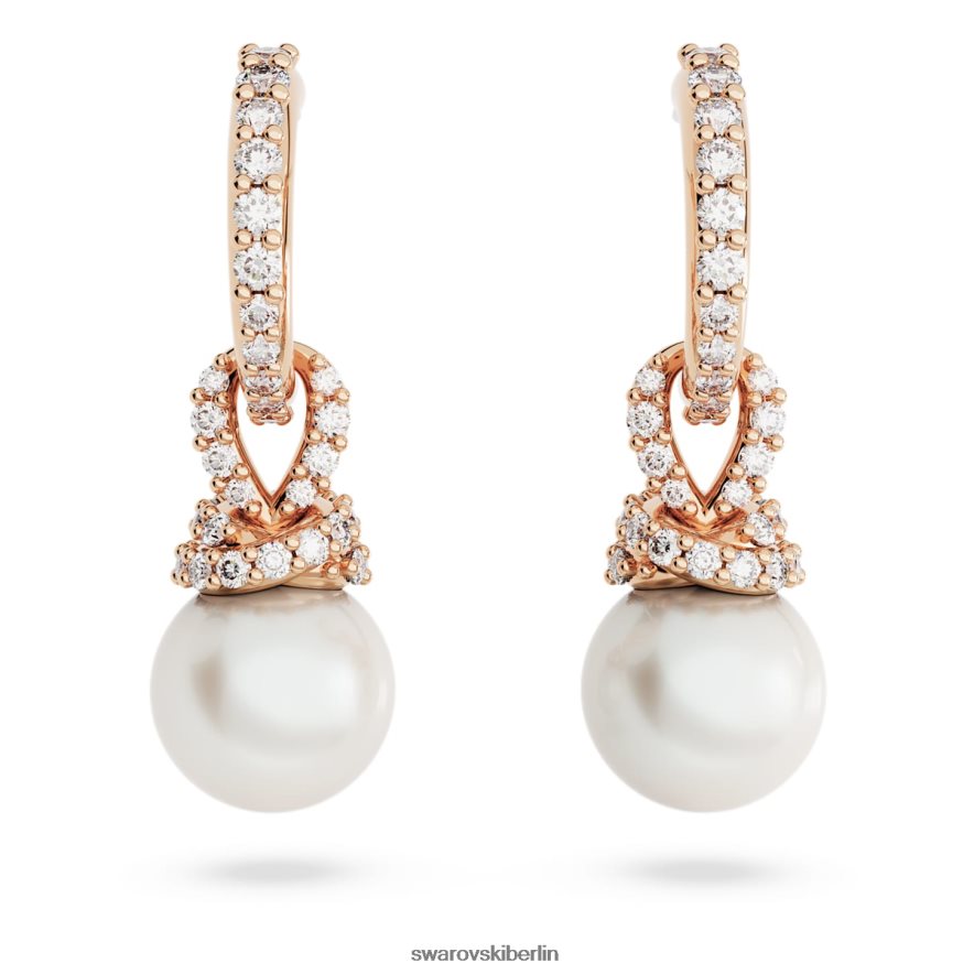 Swarovski ursprünglich Ohrhänger weiß, rosévergoldet Schmuck HLT448825