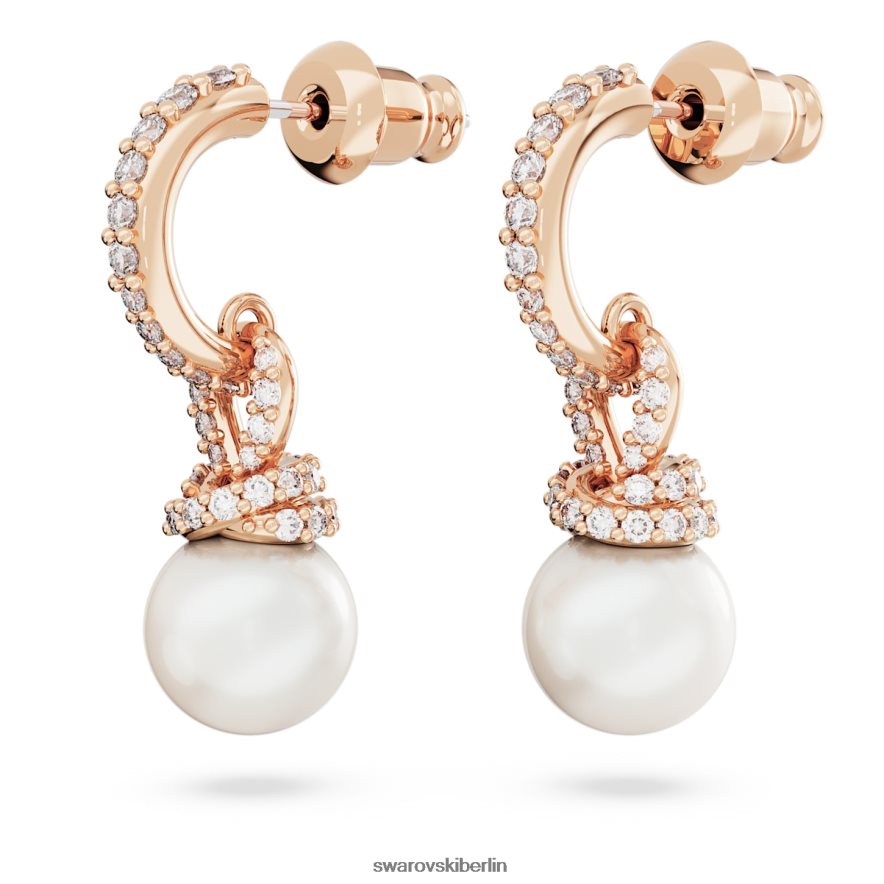 Swarovski ursprünglich Ohrhänger weiß, rosévergoldet Schmuck HLT448825