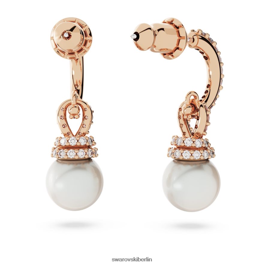Swarovski ursprünglich Ohrhänger weiß, rosévergoldet Schmuck HLT448825
