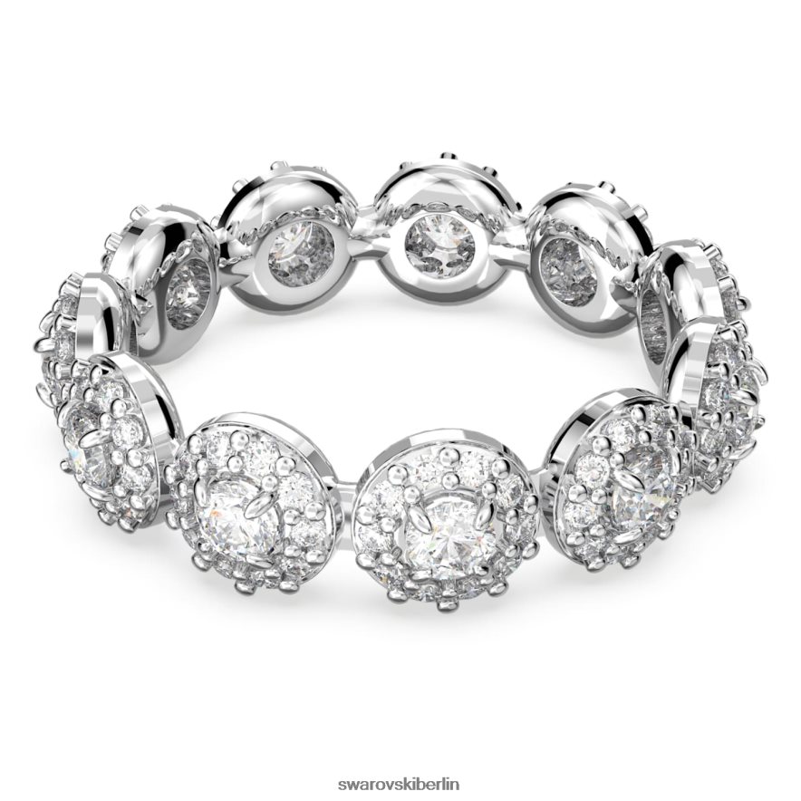 Swarovski Constella-Ring Rundschliff, Pavé, weiß, rhodiniert Schmuck HLT4481009