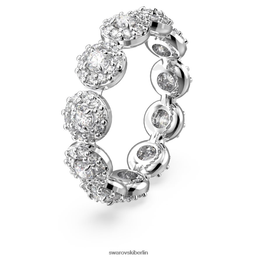 Swarovski Constella-Ring Rundschliff, Pavé, weiß, rhodiniert Schmuck HLT4481009