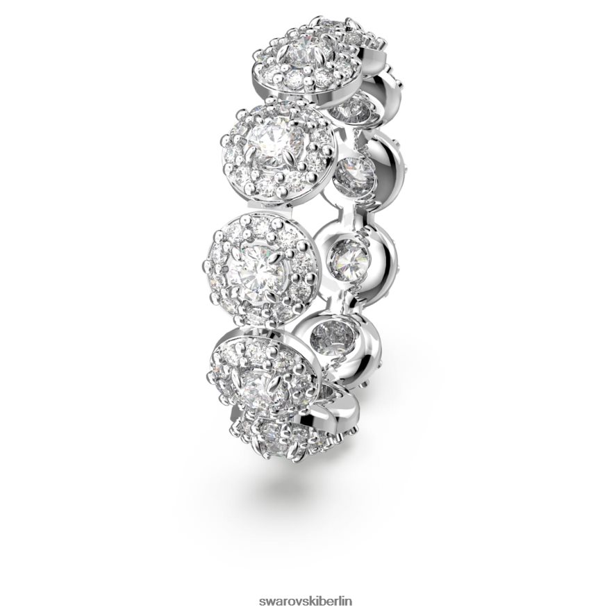 Swarovski Constella-Ring Rundschliff, Pavé, weiß, rhodiniert Schmuck HLT4481009