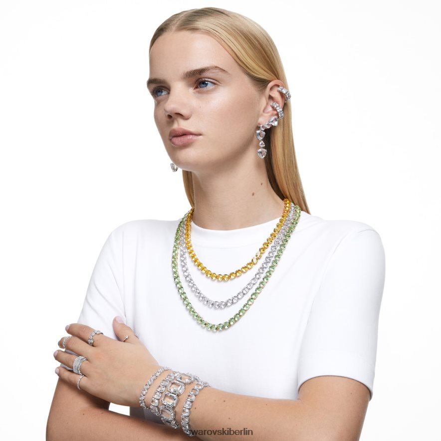 Swarovski Constella-Ring Rundschliff, Pavé, weiß, rhodiniert Schmuck HLT4481009