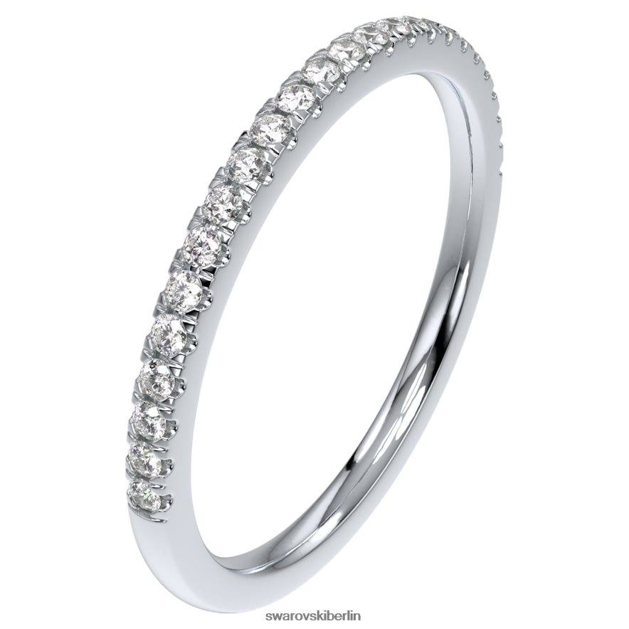 Swarovski Ewigkeitsring 14 Karat Weißgold Schmuck HLT448990