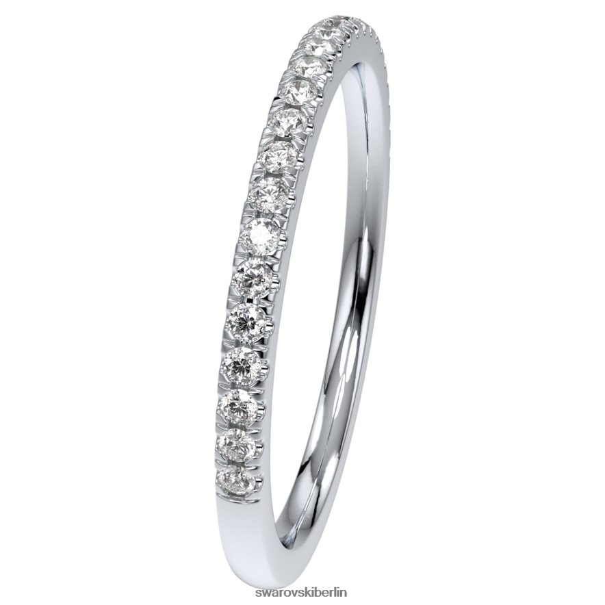 Swarovski Ewigkeitsring 14 Karat Weißgold Schmuck HLT448990