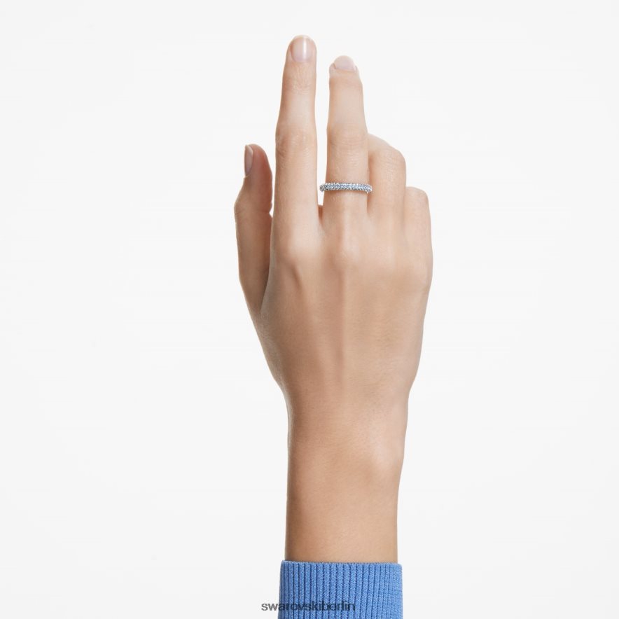 Swarovski Steinring blau, rhodiniert Schmuck HLT4481018