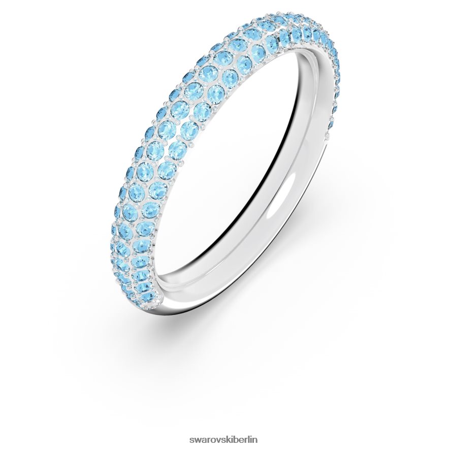 Swarovski Steinring blau, rhodiniert Schmuck HLT4481018