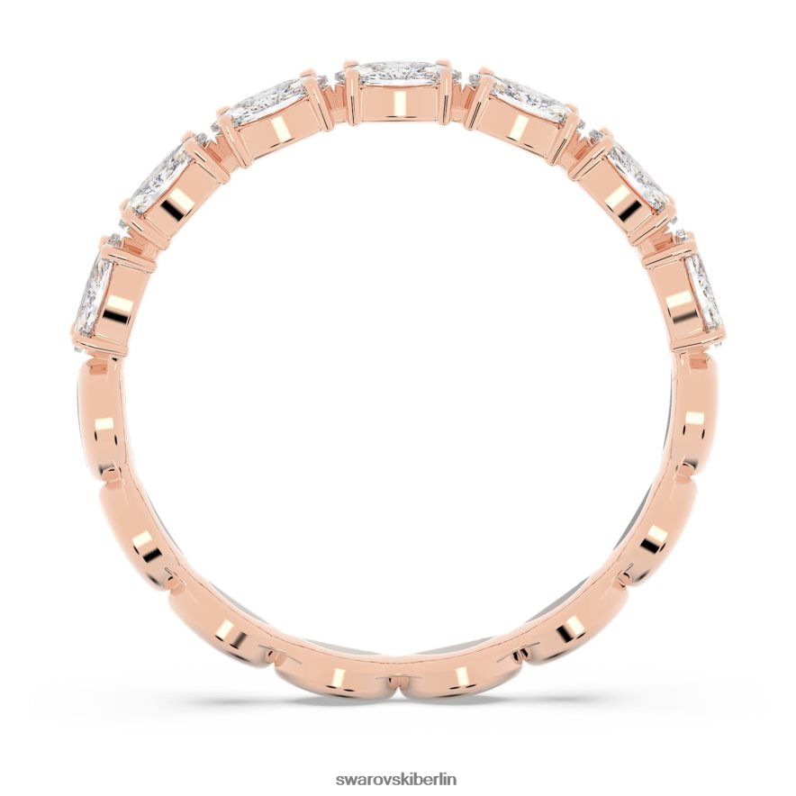 Swarovski Vittore-Ring Marquise-Schliff, weiß, rosévergoldet Schmuck HLT4481008
