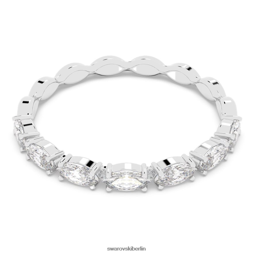 Swarovski Vittore-Ring Marquiseschliff, weiß, rhodiniert Schmuck HLT4481004