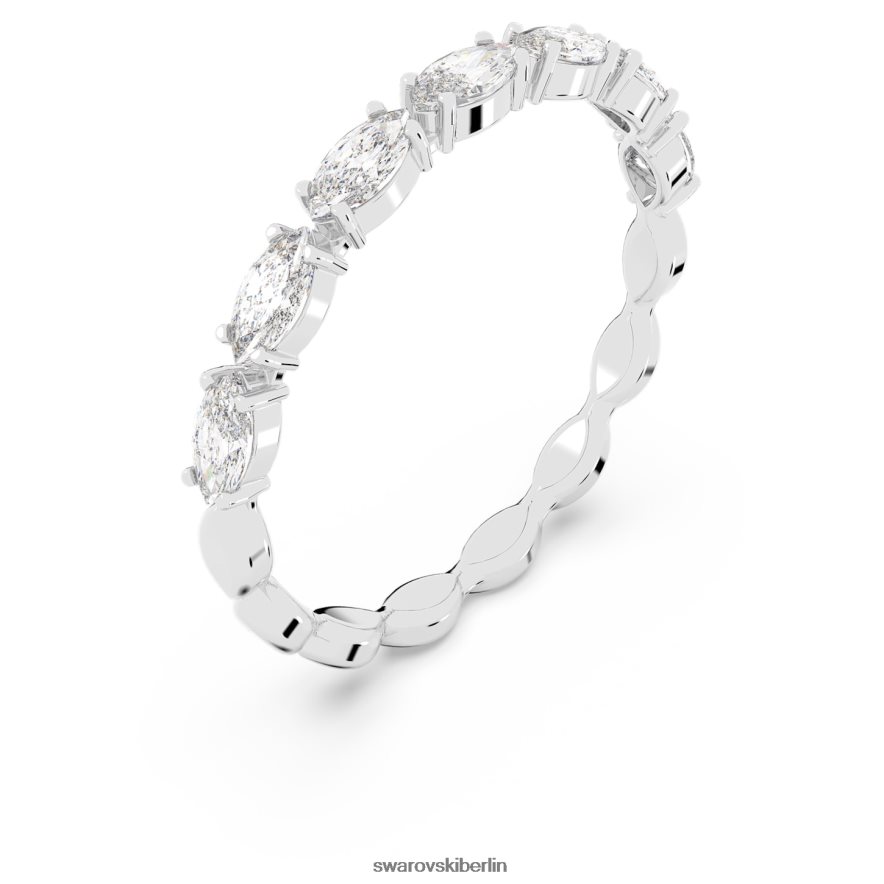 Swarovski Vittore-Ring Marquiseschliff, weiß, rhodiniert Schmuck HLT4481004