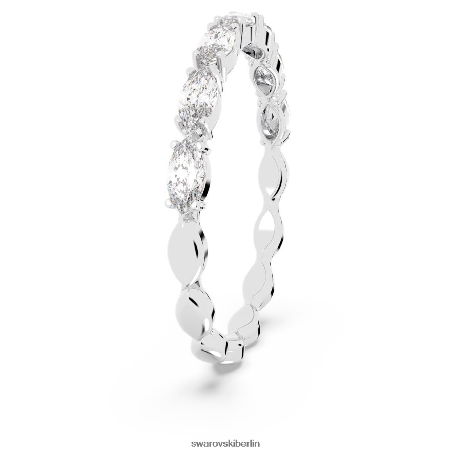 Swarovski Vittore-Ring Marquiseschliff, weiß, rhodiniert Schmuck HLT4481004