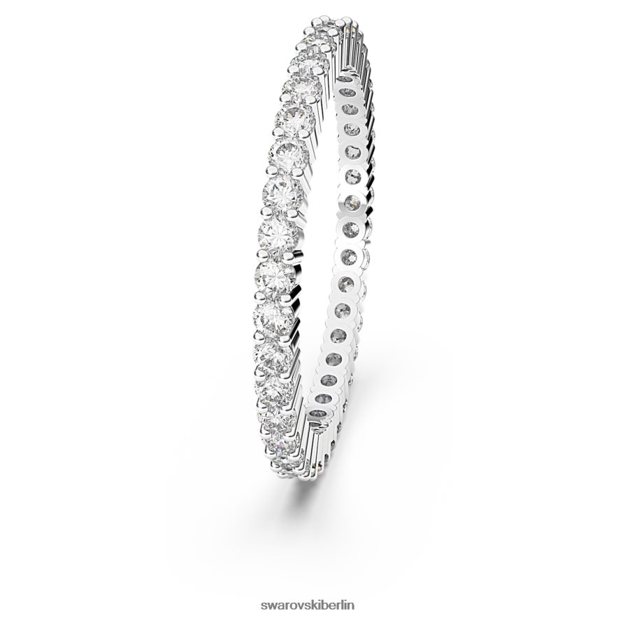 Swarovski Vittore-Ring Rundschliff, weiß, rhodiniert Schmuck HLT4481001