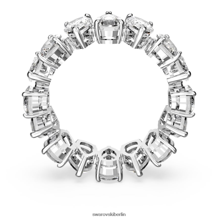 Swarovski Vittore-Ring Tropfenschliff, weiß, rhodiniert Schmuck HLT448997