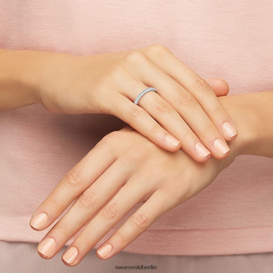 Swarovski seltener Ring weiß, rhodiniert Schmuck HLT4481006