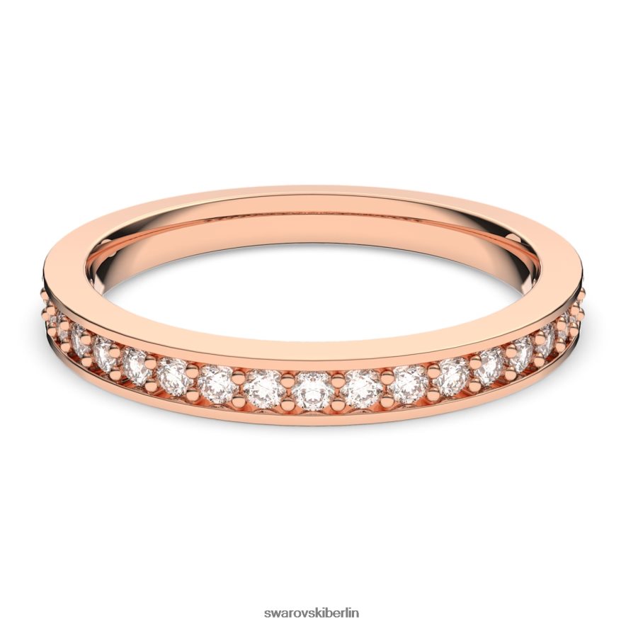 Swarovski seltener Ring weiß, rosévergoldet Schmuck HLT4481014