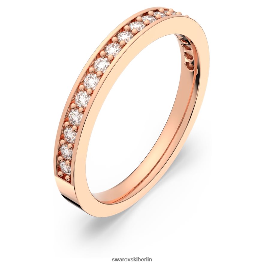 Swarovski seltener Ring weiß, rosévergoldet Schmuck HLT4481014