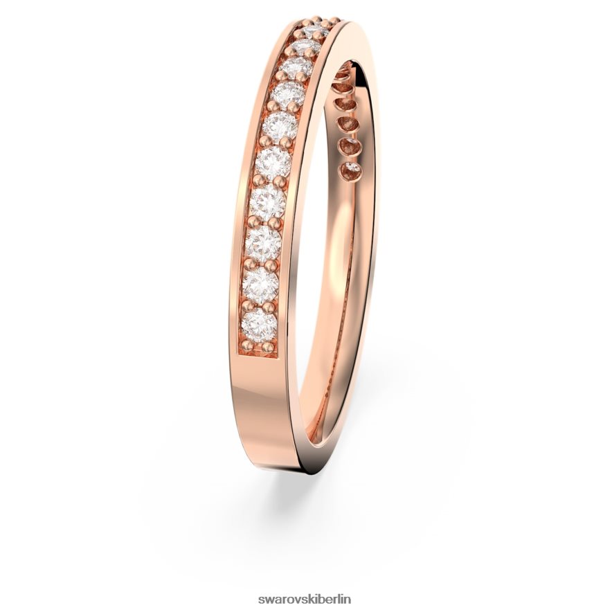 Swarovski seltener Ring weiß, rosévergoldet Schmuck HLT4481014