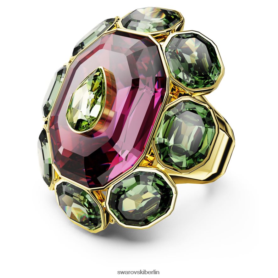 Swarovski Chroma-Cocktailring Mischschliffe, mehrfarbig, vergoldet Schmuck HLT4481025