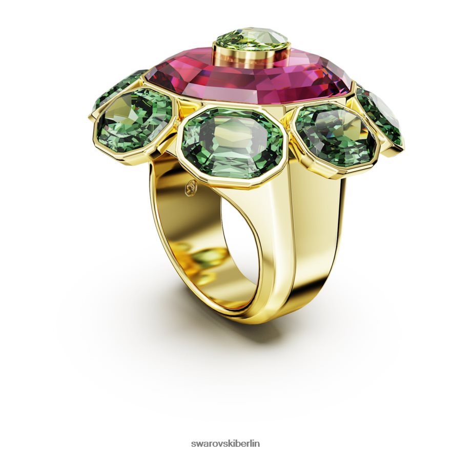 Swarovski Chroma-Cocktailring Mischschliffe, mehrfarbig, vergoldet Schmuck HLT4481025